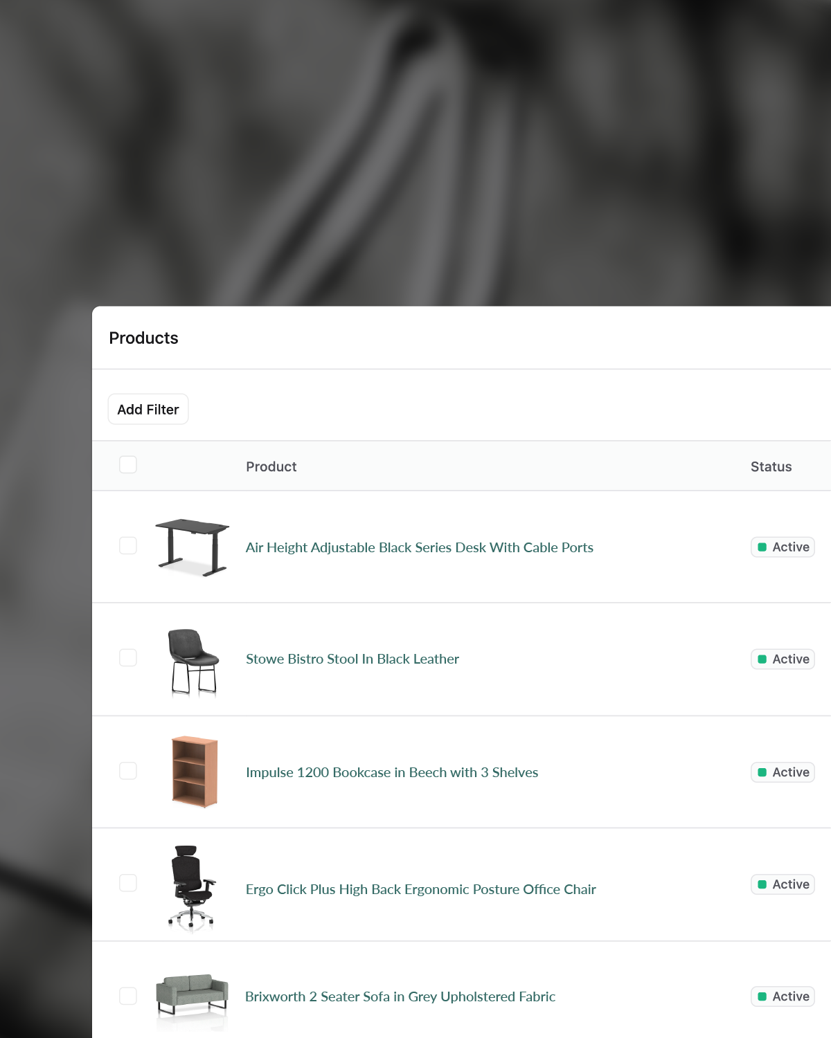 Add products in seconds